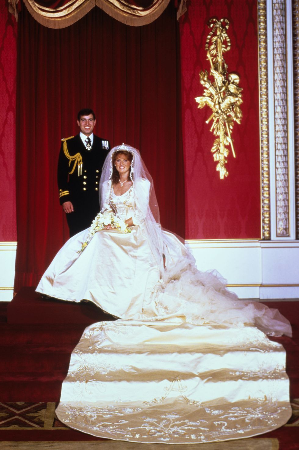 Sarah Ferguson and Prince Andrew wedding picture