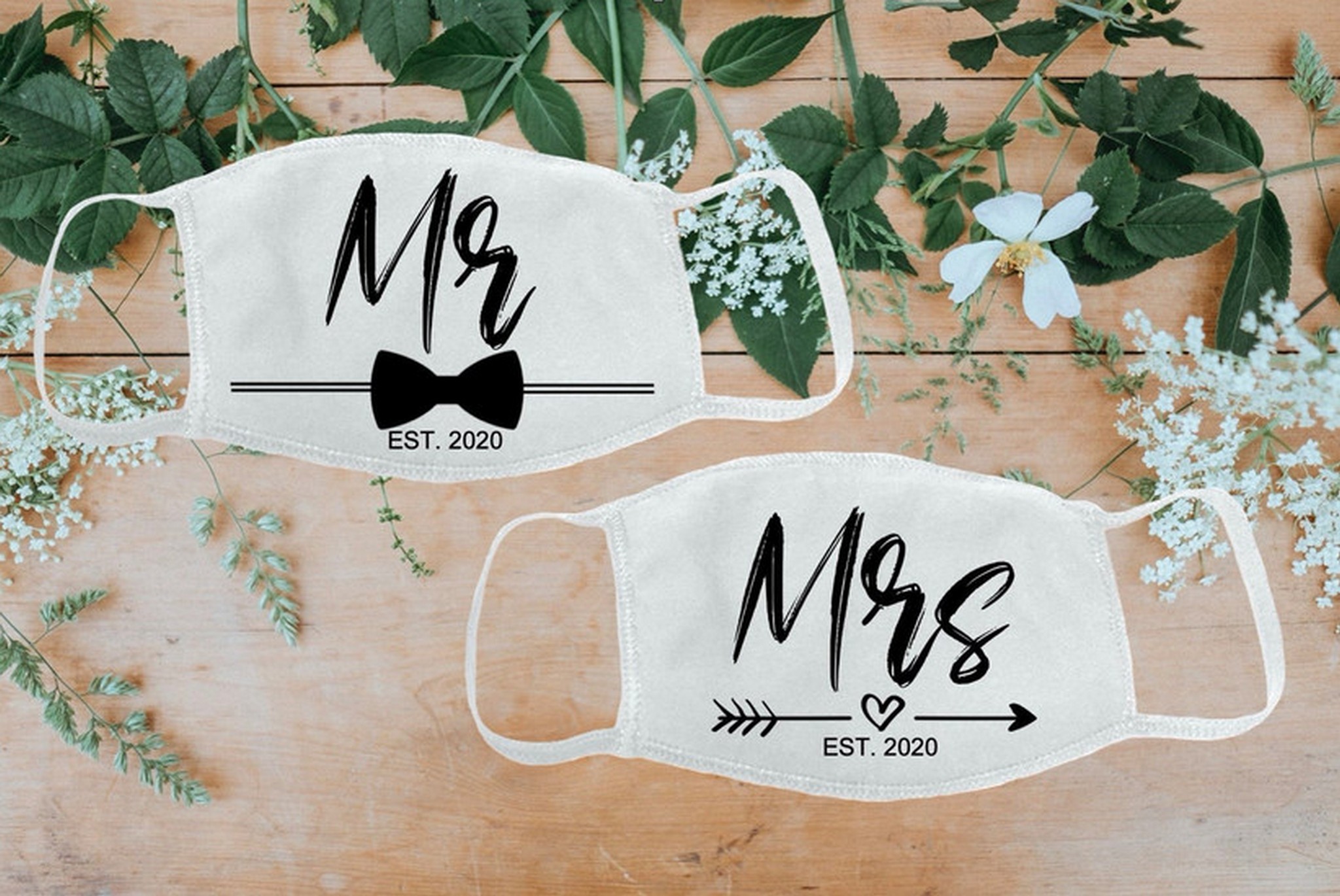 Mr and Mrs masks