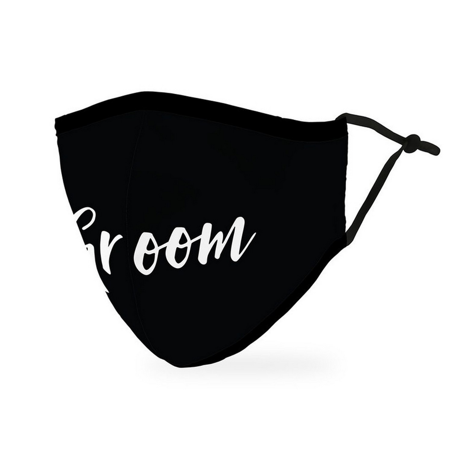 Black "groom" mask