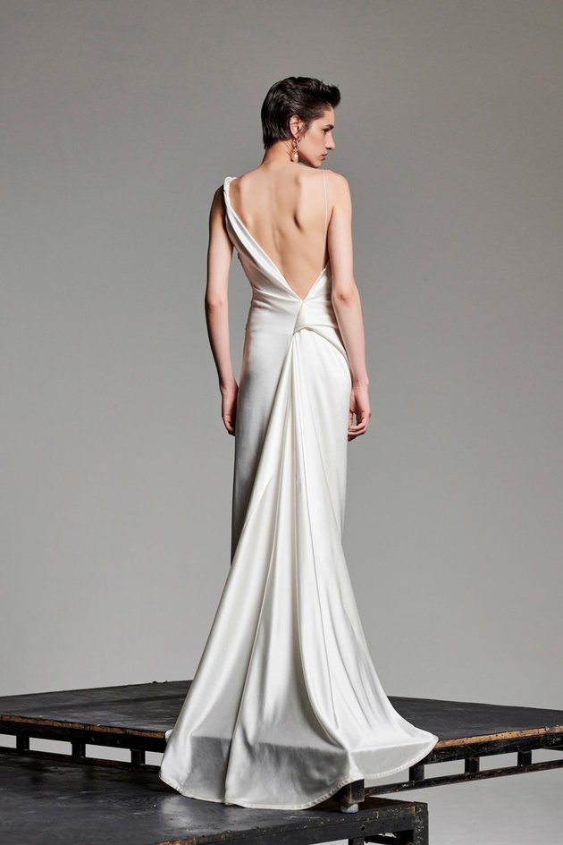 Vivienne Westwood asymmetrical back dress
