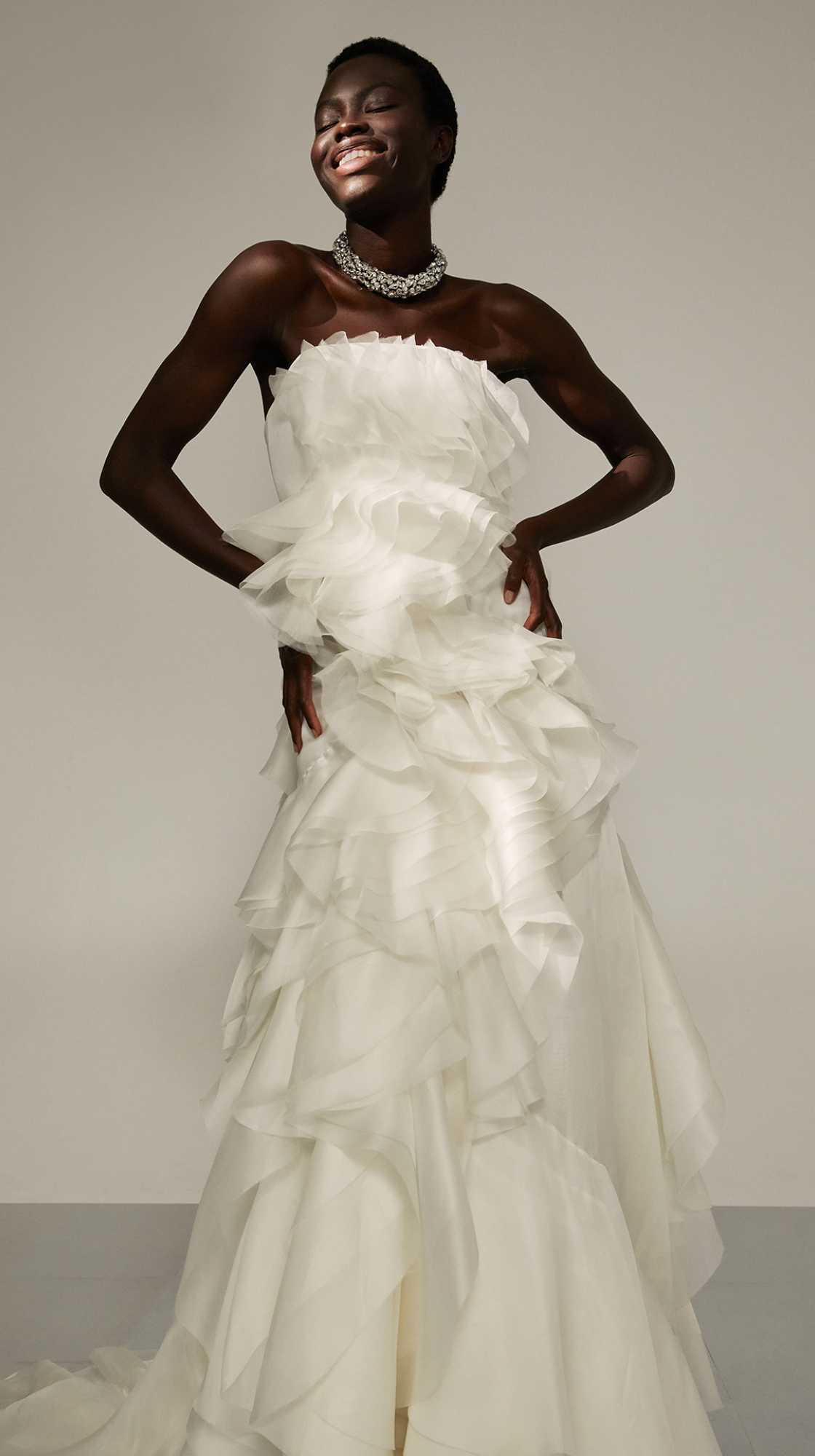 Wavy Bloom Corsage dress from Kaviar Gauche's 2022 collection