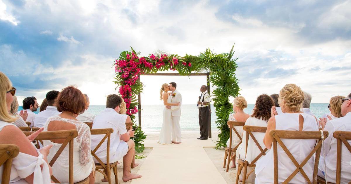 Wedding on Grace Bay in Turks & Caicos