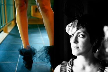 Black Tulle Bridesmaid Headpiece Hairpiece