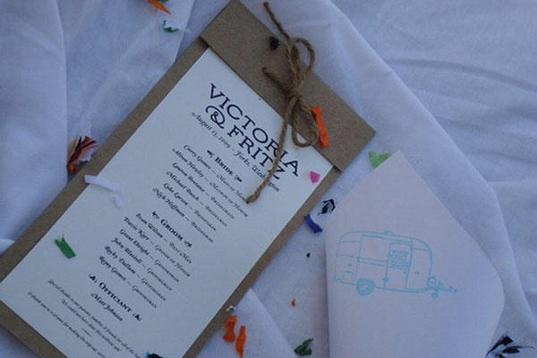 craft-paper-wedding-program