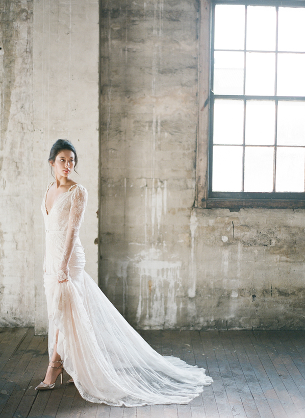 lace-wedding-dress-with-sheer-train
