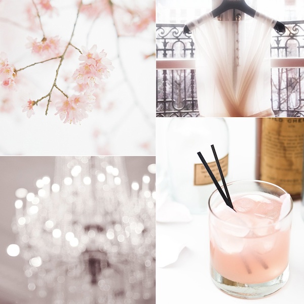 Light Pink Wedding Ideas Inspiration Reception Decoration Cocktail Drinks Bridesmaid Dress