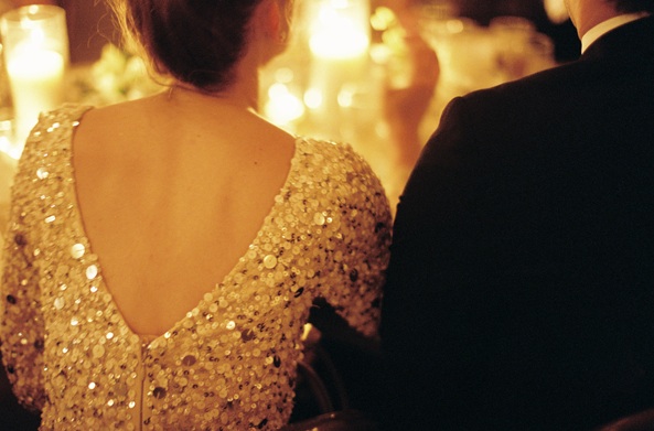 new-orleans-black-tie-wedding-reception-bridesmaid-dress-gold-sparkly
