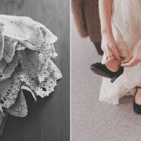 New Zealand Wedding Lace Sleeves Wedding Dress Shoes