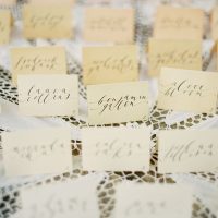 Ombre Dyed Escort Cards