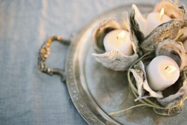 Oyster Shell Votives