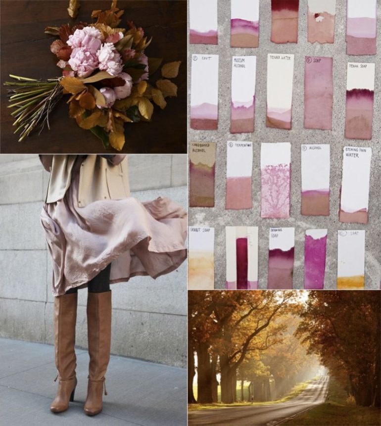 Rose Pink Fall Wedding Ideas