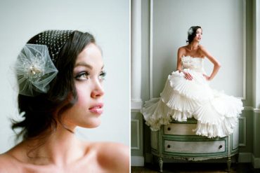 ruffle tier wedding dress