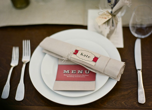 Rustic Ojai Garden Wedding Paper Goods Escort Cards Place Setting