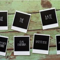 Rustic Ojai Garden Wedding Save The Date