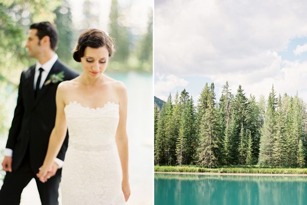 rustic-mountainside-wedding-lake-mountains-banff