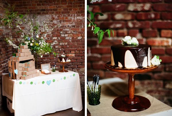 Unique Wedding Cake Table