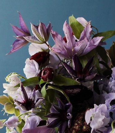 Velvet Wedding Flower Ideas Centerpieces
