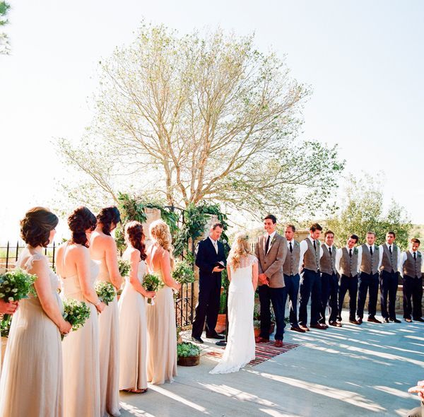 Wedding Ceremony Natural Outdoors