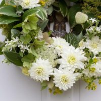 White Wedding Wreath