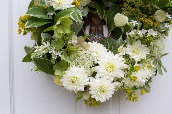 White Wedding Wreath