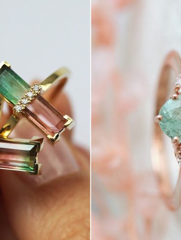 4 coloured gemstones